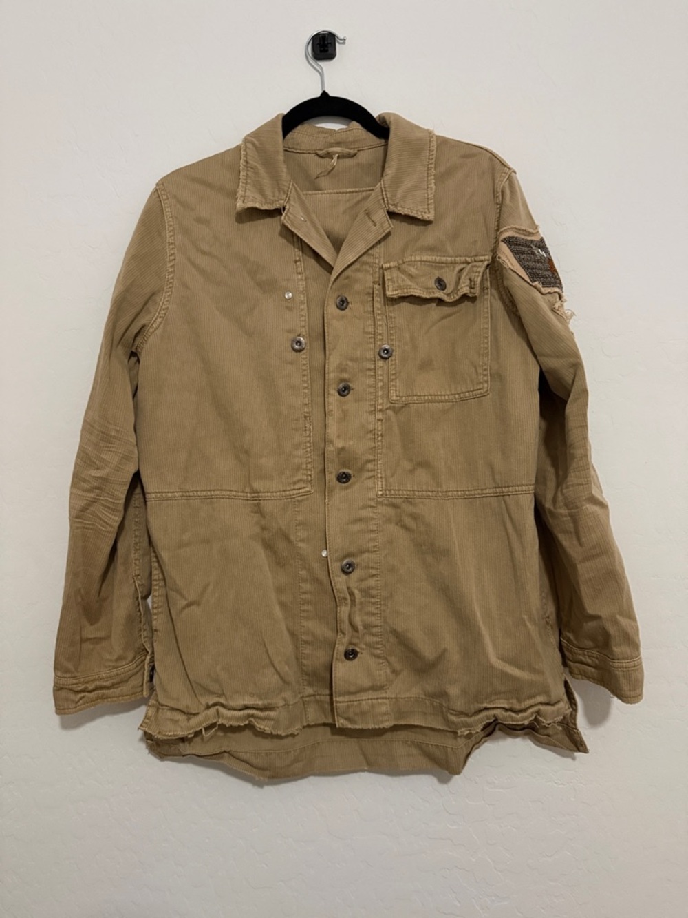 Free People Tan Field Jacket